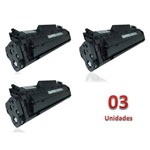 Kit 3 Toner Similares HP 12A Q2612A Compativel HP LaserJet 1010 1012 1015 1018 1020 1022 3015 3020 3030 3050 3052 3055 Multifuncional M1005 M1005MFP M1319 M1319MFP Canon LASER Shot LBP 2900 3000