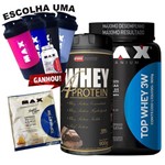 Kit Top Whey + Whey 4 Protein + Active Man + Coqueteleira