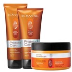Kit Tratamento Lowell Protect Care Shampoo 240ml e Creme Condicionador 200ml com Máscara 240g