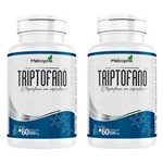 Kit 2 Triptofano - Suplemento Alimentar L-triptofano 120 Cápsulas Melcoprol