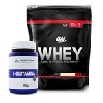 Kit Whey Optimun + Glutamina Nutrition