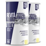 Kit 2 Whey Protein Concentrate 25g Revitá Baunilha 400g