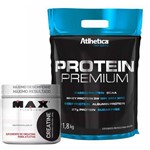 Kit Whey Protein Premium 1,8kg + Creatina 300g Atlhetica Max