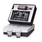 Kit Whisky Jack Daniel's 375ml + Petisqueira Personalizada + 2 Copos (SQ16152)