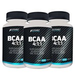 Kit 3x Bcaa 4:1:1 Aminóacido 360 Tabletes Fit Fast Nutrition