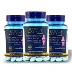 Kit 3x - Cálcio + Vitamina D 60 Cápsulas - S N a Farmacêutica