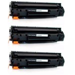 Kit 3x Cartucho Toner P/ Impressora Laser Pro M1132 Mfp