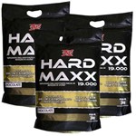 Kit 3x Hipercalorico Hard Maxx 3kg Xlab Massa