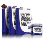 Kit 3x Whey Isolate Protein Mix Profit 1.8kg + Creatina - Profit Labs - Profit