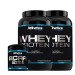 Kit 2x Whey Protein Pro Series - 1kg + 1x Bcaa 2:1:1