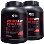 Kit 2x Whey Protein 3w 1,8kg Espartanos - Total 3,6kg