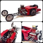 2 Kits - 22 Jr Roadster And Dragster - 2 Kits Completos - Revell Americana