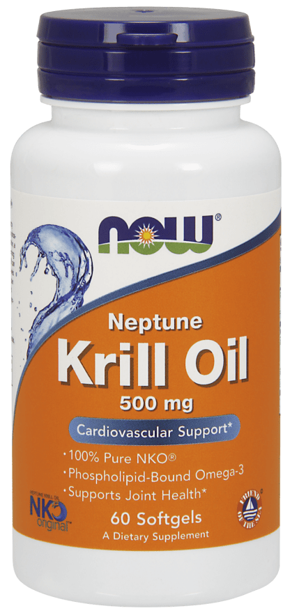 Krill Oil 500mg 60 Caps - Now Sports