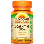 L-carnitine 500mg (30 Tabs) - Sundown Naturals
