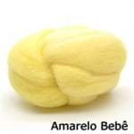 Lã Merino para Feltragem 15g - Oriental Amarelo Bebê