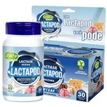 Lactapod Lactase Enzima para Intolerância a Lactose 30 Cápsulas de 450mg