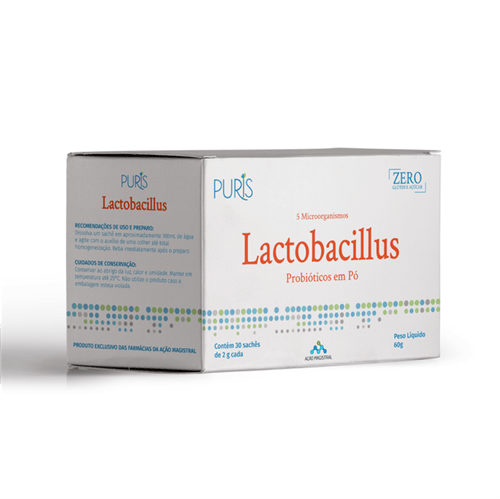 Lactobacillus – Probióticos em Pó 30 Sachês
