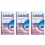 Lactu - Z Ameixa Lactulose Líquida 120ml (kit C/03)