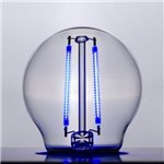 Lâmpada LED Mini Bulbo Filamento 2W Azul E-27 Bivolt STH6340/AZ - Stella Design