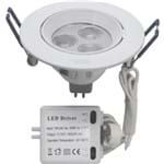 Lâmpada Super LED Kit Spot MR-16, Amarela, 3 W, 04050061 - FLC