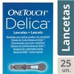 Lancetas One Touch Delica 25 Unidades