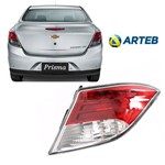Lanterna Chevrolet Prisma 2013/2016 Modelo Cristal Lado Carona Original Arteb