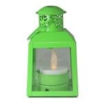 Lanterna Decorativa Vanice Candeeiro Verde Avalon