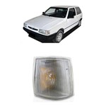 Lanterna Dianteira Pisca Fiat Uno 1991 a 2003 Cristal - Lado Direito