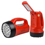 Lanterna Holofote DP LED-735 com Luz de Emergência