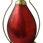 Lanterna Indiana Classic Burgandi em Metal - 48x34 Cm