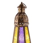 Lanterna Lighthouse Dourado em Metal - 34x16 Cm