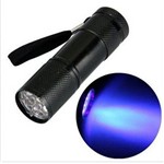 Lanterna Ultravioleta (UV) / Lanterna de Luz Negra com 12 LEDs