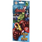 Lápis de Cor Vingadores Avengers - 12 Cores