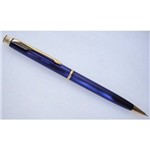 Lapiseira Parker Insignia Azul Cobalto Canelada - Novo