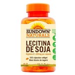 Lecitina de Soja 1200mg - Sundown Vitaminas - 100 Cápsulas