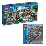 Lego City 60069 Delegacia de Polícia do Pântano + Pista 7280