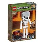 Lego Minecraft Grande Esqueleto com o Cubo Magma 142 Peças 21150