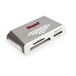 Leitor de Cartão Kingston USB 3.0 Hi-Speed Prata FCR-HS4