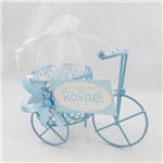 Lembrancinha de Maternidade Bicicletinha Azul com Amêndoas