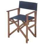 Leme Cadeira C/braços Tamarindo/azul Escuro