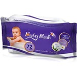 Lenço Umedecido Baby Bath - 72 Unidades