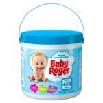 Lenço Umedecido Balde Azul Baby Roger 450 Unidades