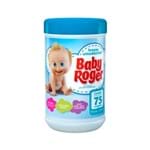 Lenço Umedecido Pote Azul Baby Roger 75 Unidades