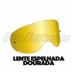 Lente Óculos Dragon NFX-S Espelhada Dourado