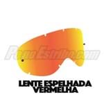 Lente Óculos Dragon NFX-S Espelhada Vermelho