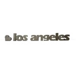 Letra Decorativa Concreto Nome Cidade Los Angeles Coração
