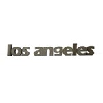Letra Decorativa Concreto Nome Cidade Los Angeles
