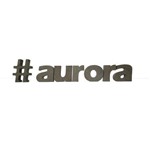 Letra Decorativa Concreto Nome Palavra Aurora Hashtag