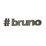 Letra Decorativa Concreto Nome Palavra Bruno Hashtag