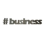 Letra Decorativa Concreto Nome Palavra Business Hashtag
